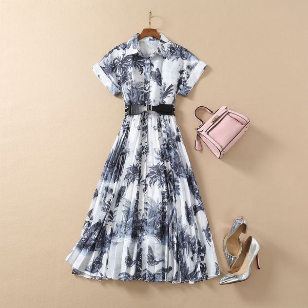 new european runway women 2021 summer vintage turn-down collar short sleeve printed midi with sashes swp9, Black;gray
new european runway women 2021 summer vintage turn-down collar short sleeve printed midi with sashes swp9, Black;gray
