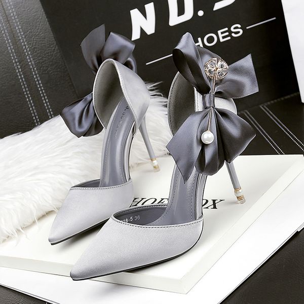 high fashion bowknot woman pumps from two women shoe-toes wedding heels sandals ladies shoes o9yj, Black
high fashion bowknot woman pumps from two women shoe-toes wedding heels sandals ladies shoes o9yj, Black