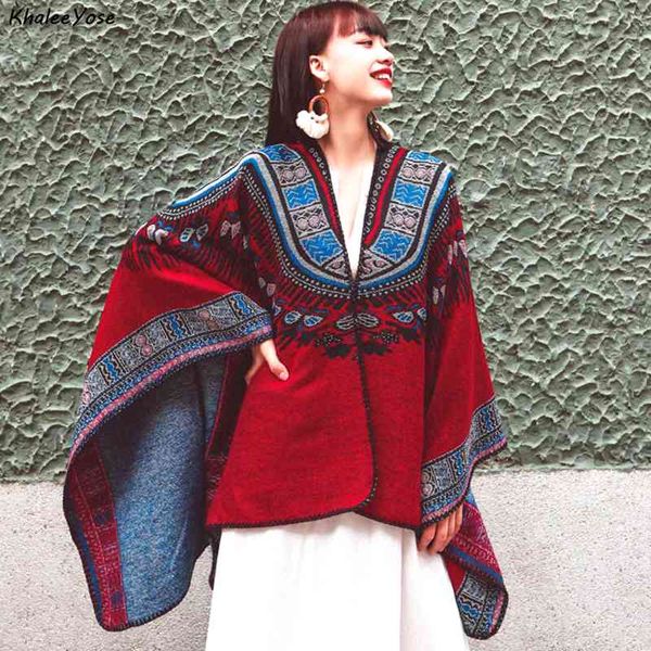 khalee yose vintage bohoethnic cloak cardigan floral knitted women cape shawl poncho autumn spring thick warm outwear new, Blue;gray
khalee yose vintage bohoethnic cloak cardigan floral knitted women cape shawl poncho autumn spring thick warm outwear new, Blue;gray