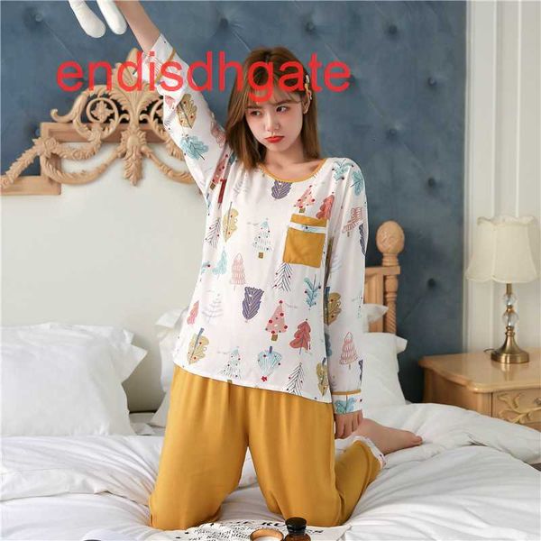 spring and summer new rayon pajamas women's 2021 long sleeve loose large size sweat absorbing home clothes cot, Black;white
spring and summer new rayon pajamas women's 2021 long sleeve loose large size sweat absorbing home clothes cot, Black;white