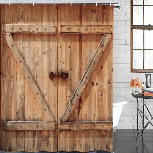shower curtains wooden door texture vintage curtain polyester fabric bathroom home decor waterproof with hooks
shower curtains wooden door texture vintage curtain polyester fabric bathroom home decor waterproof with hooks