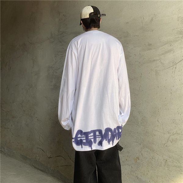 new 2021 branco oversized camisa streetwear punk harajuku outono s engraado t primavera manga longa alta rua solta japo camiseta fyuc, White;black
new 2021 branco oversized camisa streetwear punk harajuku outono s engraado t primavera manga longa alta rua solta japo camiseta fyuc, White;black