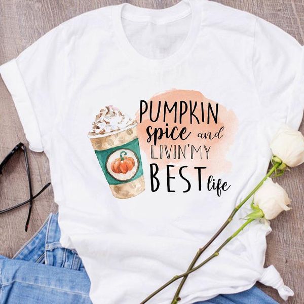 women graphic printing coffee pumpkin autumn fall thanksgiving halloween clothes lady tees female t shirt womens t-shirt, White
women graphic printing coffee pumpkin autumn fall thanksgiving halloween clothes lady tees female t shirt womens t-shirt, White