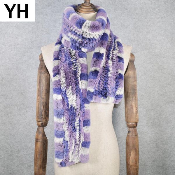scarves long style real genuine rex fur scarf winter knitted ring women scarfs, Blue;gray 
scarves long style real genuine rex fur scarf winter knitted ring women scarfs, Blue;gray