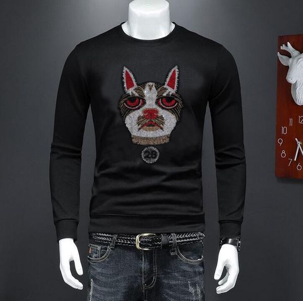 men's hoodies & sweatshirts hoodie men autumn streetwear rhinestone clothing, Black
men's hoodies & sweatshirts hoodie men autumn streetwear rhinestone clothing, Black