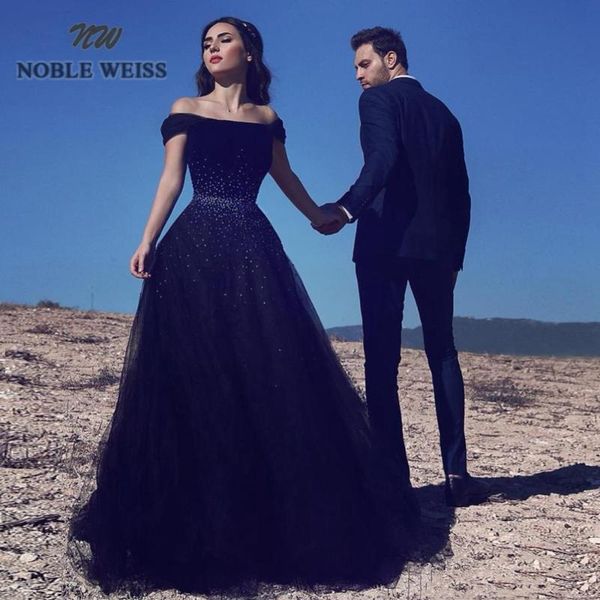 party dresses prom 2021 boat neck navy blue tulle vestido de gala lace-up back beading dress a-line, White;black
party dresses prom 2021 boat neck navy blue tulle vestido de gala lace-up back beading dress a-line, White;black