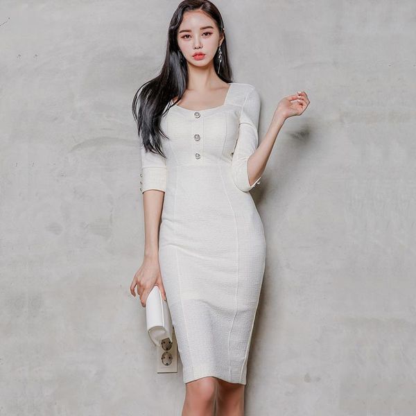 new arrival spring white pencil formal work wear bodycon party korean women's dresses vestidos, Black;gray
new arrival spring white pencil formal work wear bodycon party korean women's dresses vestidos, Black;gray
