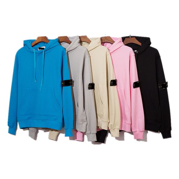 designer men's hoodies stone spring autumn oney 21fw long-sleeved hooded armband hedging solid color basic sweater couple outfit sweats, Black
designer men's hoodies stone spring autumn oney 21fw long-sleeved hooded armband hedging solid color basic sweater couple outfit sweats, Black