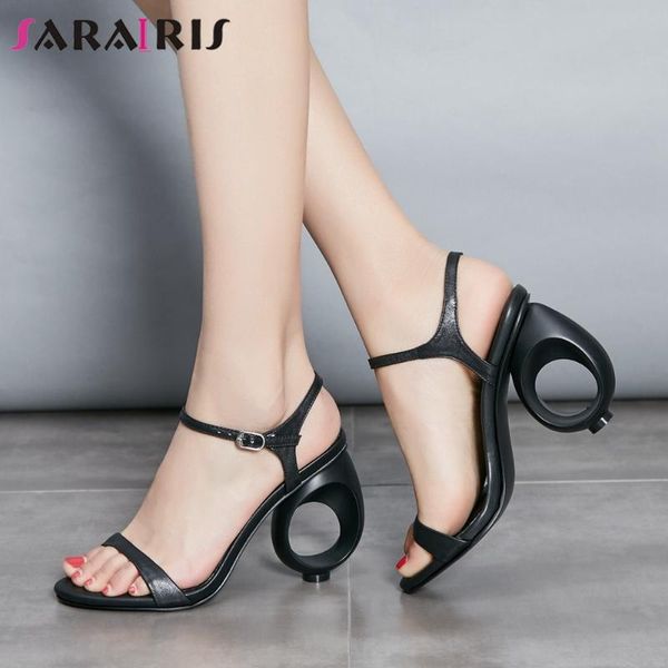 sandals sarairis 2021 summer ladies luxury concise real leather women round toe strange high heels shoes woman, Black
sandals sarairis 2021 summer ladies luxury concise real leather women round toe strange high heels shoes woman, Black