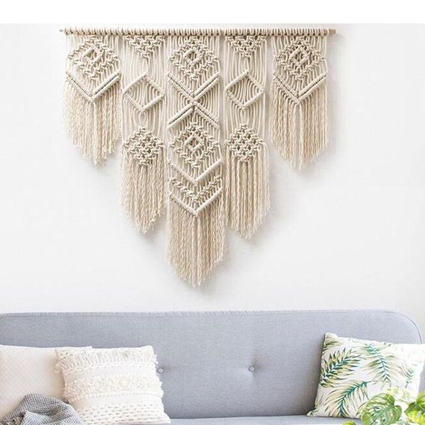 tapestries 100x110cm macrame wall hanging hand-woven pendant boho woven tapestry bohemian crafts room decoration gorgeous
tapestries 100x110cm macrame wall hanging hand-woven pendant boho woven tapestry bohemian crafts room decoration gorgeous