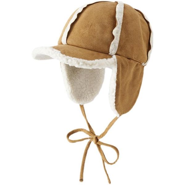 berets winter hats warm baseball caps for women men splicing lambswool elastic soft plush ear flap protection snapbacks, Blue;gray
berets winter hats warm baseball caps for women men splicing lambswool elastic soft plush ear flap protection snapbacks, Blue;gray