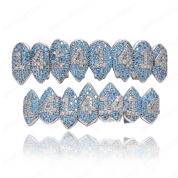 bling iced out no 1414 teeth grills pave blue cubic zirconia luxury hip hop vampire teeth & bottom dental grills set, Black
bling iced out no 1414 teeth grills pave blue cubic zirconia luxury hip hop vampire teeth & bottom dental grills set, Black