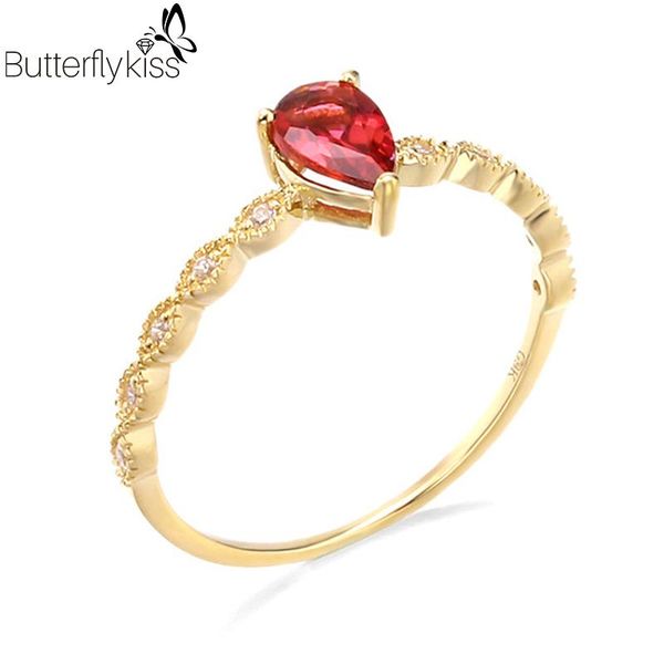 cluster rings bk 9k genuine gold 585 water drop 0.83g pink tourmaline gemstone jewelry for women luxury simple engagement gifts, Golden;silver
cluster rings bk 9k genuine gold 585 water drop 0.83g pink tourmaline gemstone jewelry for women luxury simple engagement gifts, Golden;silver