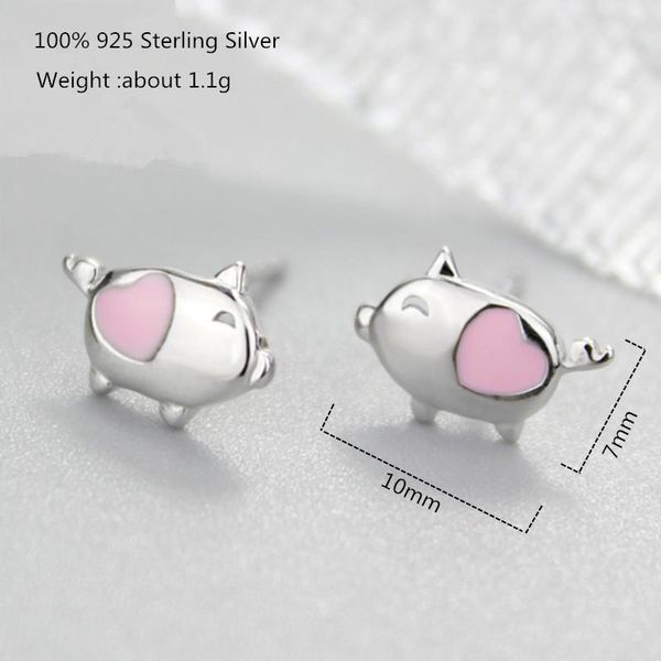 stud buyee 100% 925 sterling silver simple fashion earrings women small cute pig punk animal earring for rock jewelry, Golden;silver
stud buyee 100% 925 sterling silver simple fashion earrings women small cute pig punk animal earring for rock jewelry, Golden;silver