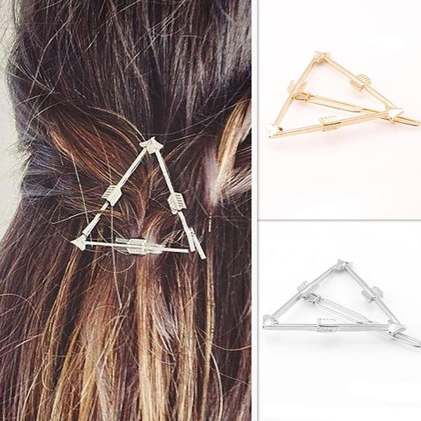 hair clips & barrettes 1pc women hairclip triangle arrow pins fashion simple style tool, Golden;silver
hair clips & barrettes 1pc women hairclip triangle arrow pins fashion simple style tool, Golden;silver