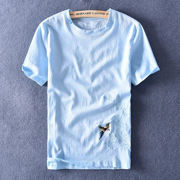 2021 new style short sleeve summer shirt brand blue t-shirt mens cotton and linen tshirt for men fashion t shirts male camiseta z3v9, White;black
2021 new style short sleeve summer shirt brand blue t-shirt mens cotton and linen tshirt for men fashion t shirts male camiseta z3v9, White;black