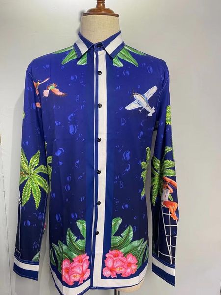 men's casual shirts jk5104fashion 2021 runway luxury european design party style clothing, White;black
men's casual shirts jk5104fashion 2021 runway luxury european design party style clothing, White;black