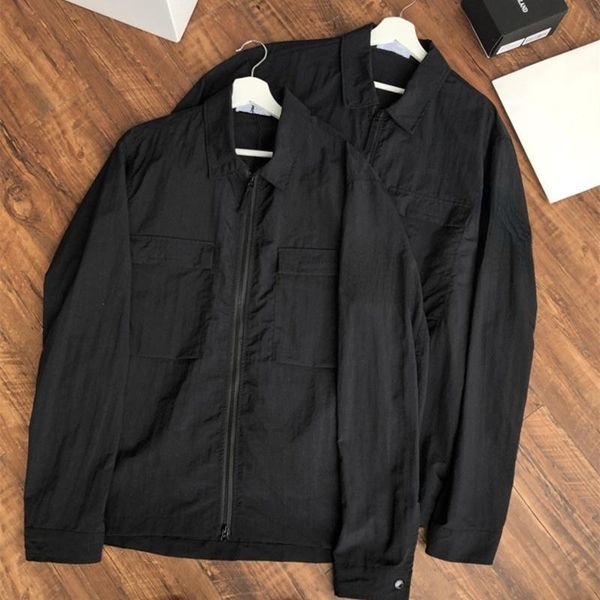 men's jackets 2021 early spring fashion casual nylon pocket shirt jacket thin coat wear men, Black;brown
men's jackets 2021 early spring fashion casual nylon pocket shirt jacket thin coat wear men, Black;brown