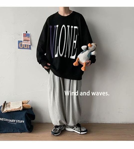 mens sweater spring and autumn back v letter round neck sweater men's fashion ins loose large couple's coat korean men, Black
mens sweater spring and autumn back v letter round neck sweater men's fashion ins loose large couple's coat korean men, Black