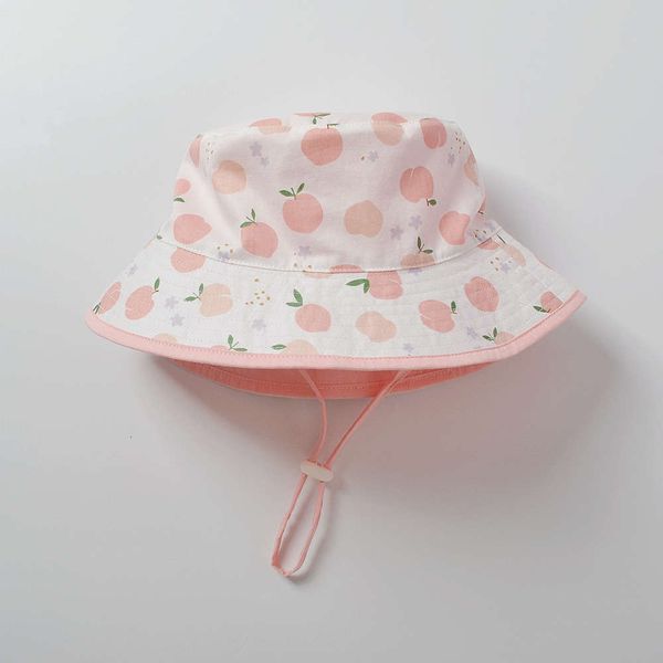 moinmlon spring summer new girls sunshade fisherman's honey peach print sunscreen sun baby hat christmas, Yellow
moinmlon spring summer new girls sunshade fisherman's honey peach print sunscreen sun baby hat christmas, Yellow
