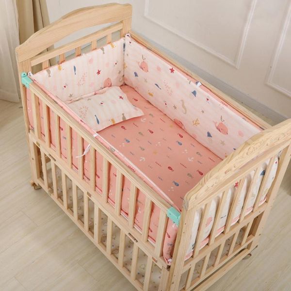 bedding sets 5pcs/set baby crib bumper for borns cotton cartoon soft cradle side cot protector bed sheet kid room decor
bedding sets 5pcs/set baby crib bumper for borns cotton cartoon soft cradle side cot protector bed sheet kid room decor