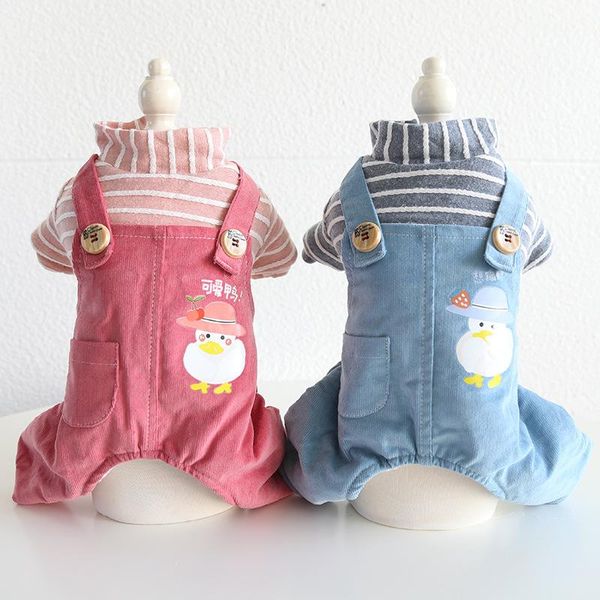 dog apparel striped duck pajamas jumpsuits sweatshirt pet clothes winter warm cotton cat hoodies clothing for dogs puppy
dog apparel striped duck pajamas jumpsuits sweatshirt pet clothes winter warm cotton cat hoodies clothing for dogs puppy