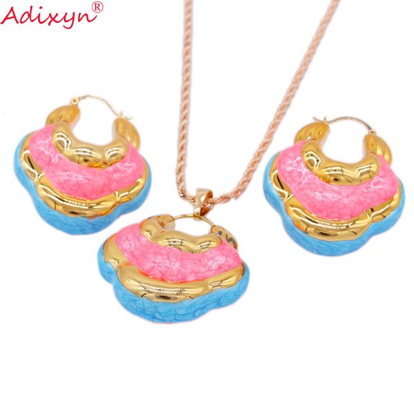 jewelry sets adixyn romantic nigerian set for women bag shape colorful earrings pendant necklace african trendy n03197, Black
jewelry sets adixyn romantic nigerian set for women bag shape colorful earrings pendant necklace african trendy n03197, Black
