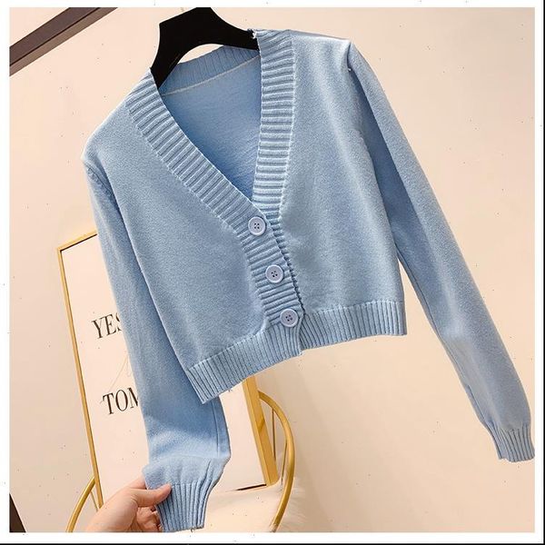 cropped cardigan women spring autumn short sweater cardigan knitted black white beige blue green cardigan female, White;black
cropped cardigan women spring autumn short sweater cardigan knitted black white beige blue green cardigan female, White;black