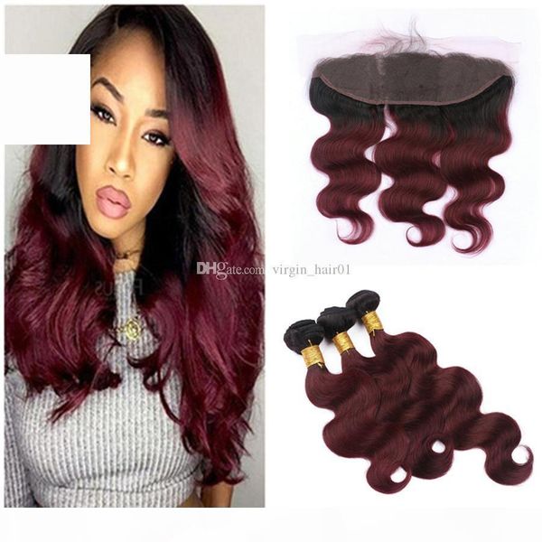 ombre 1b 99j burgundy two tone human hair weft bundles with full frontals wine red dark root ombre hair weaves with frontal closure, Black;brown
ombre 1b 99j burgundy two tone human hair weft bundles with full frontals wine red dark root ombre hair weaves with frontal closure, Black;brown