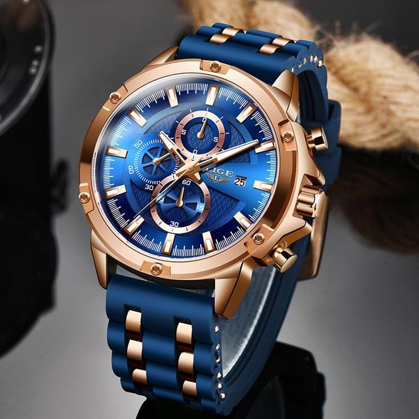 wristwatches watch men 2021 blue sport watches for business silicone strap quartz clock male waterproof chronograph relogio masculino, Slivery;brown
wristwatches watch men 2021 blue sport watches for business silicone strap quartz clock male waterproof chronograph relogio masculino, Slivery;brown