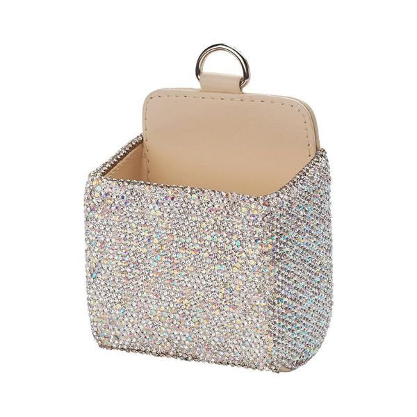 car organizer shiny rhinestones crystal organiser pouch storage air vent phone holder with clip
car organizer shiny rhinestones crystal organiser pouch storage air vent phone holder with clip