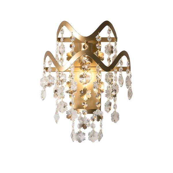 wall lamp snowflake crystal light luxury bedside american style sconce home lighting
wall lamp snowflake crystal light luxury bedside american style sconce home lighting