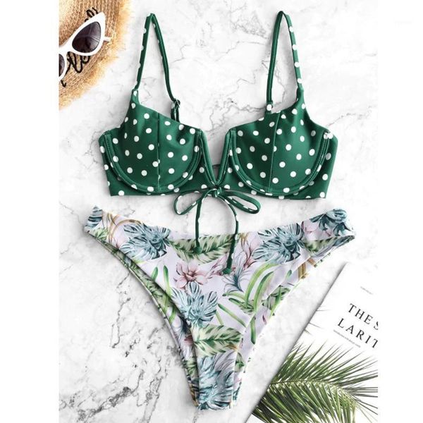 swimsuit women bikini 2021 mujer flower print high cut v neck bandage two pieces swimwear push up beachwear set women's, White;black
swimsuit women bikini 2021 mujer flower print high cut v neck bandage two pieces swimwear push up beachwear set women's, White;black