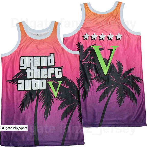 men movie game grand theft auto v basketball jersey team color pink breathable hip hop pure cotton hiphop for sport fans university shirt, Black
men movie game grand theft auto v basketball jersey team color pink breathable hip hop pure cotton hiphop for sport fans university shirt, Black