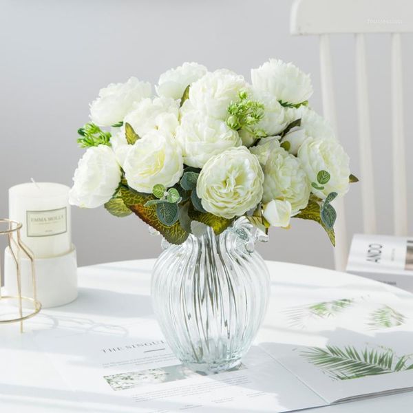decorative flowers & wreaths artificial wedding room vase for home accessories garden decoration outdoor household products silk peony bouqu
decorative flowers & wreaths artificial wedding room vase for home accessories garden decoration outdoor household products silk peony bouqu