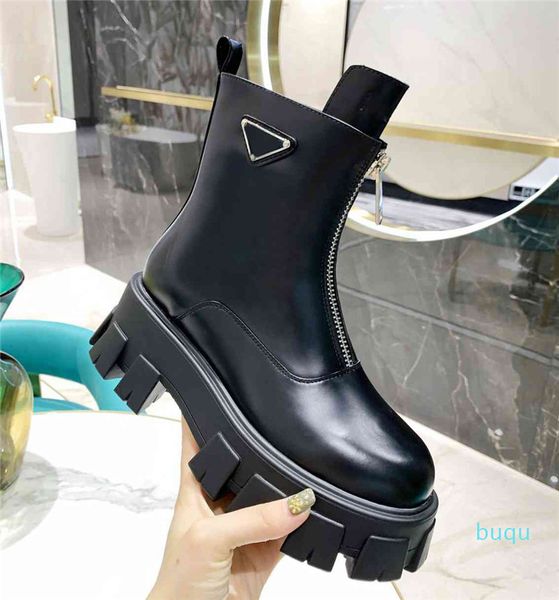 designer- women boots winter metal button chain shoes leather low heel high heels boot, Black
designer- women boots winter metal button chain shoes leather low heel high heels boot, Black