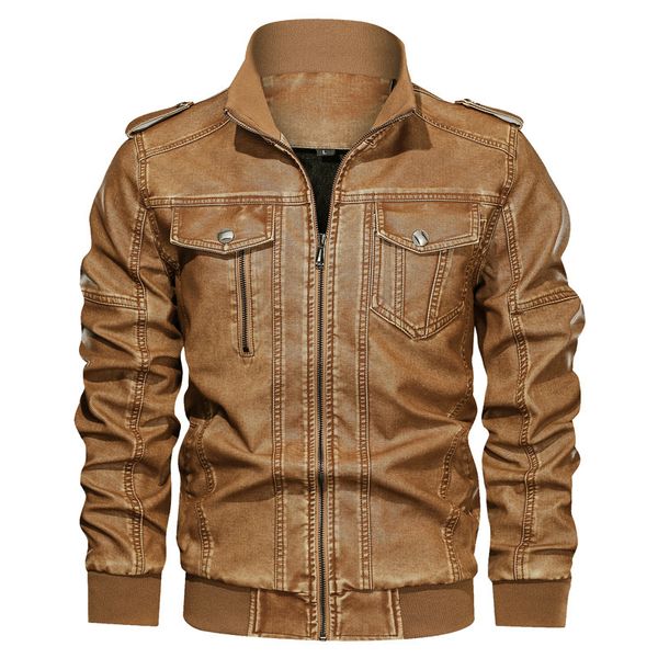 men's jackets 2021 casual winter washed motorcycle vintage outerwear clothes jacket 5xl 6xl 8gi2, Black;brown
men's jackets 2021 casual winter washed motorcycle vintage outerwear clothes jacket 5xl 6xl 8gi2, Black;brown