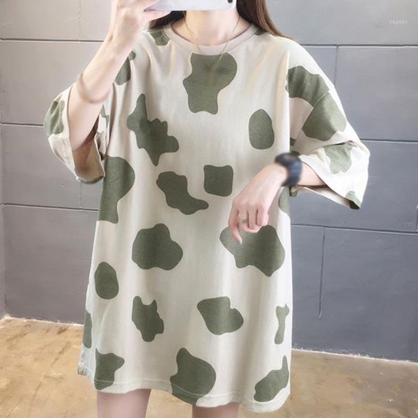 selling harajuku t-shirts fashion chic plus size cow print women round neck short-sleeved all-match loose tee shirt women's t-shirt, White
selling harajuku t-shirts fashion chic plus size cow print women round neck short-sleeved all-match loose tee shirt women's t-shirt, White