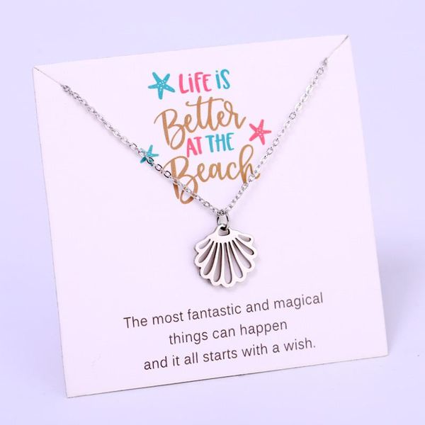 pendant necklaces shell conch sea wave waves beach horse women men trendy jewelry summer gift drop, Silver
pendant necklaces shell conch sea wave waves beach horse women men trendy jewelry summer gift drop, Silver
