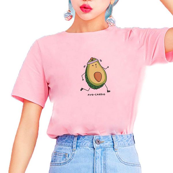 women's t-shirt kawaii cartoon avocado graphic printed t shirt vegan women summer casual harajuku short sleeve small fresh tees clothe, White
women's t-shirt kawaii cartoon avocado graphic printed t shirt vegan women summer casual harajuku short sleeve small fresh tees clothe, White