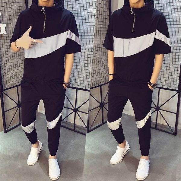 men's tracksuits hip hop patchwork sweatshirt+pant male casual 2 pieces track suit sportswear set spring hoodies short sleeve men track, Gray
men's tracksuits hip hop patchwork sweatshirt+pant male casual 2 pieces track suit sportswear set spring hoodies short sleeve men track, Gray