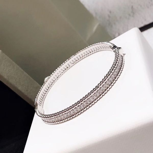 brand pure 925 sterling silver jewelry for women full stone thin silver bangle clover bangle wedding jewelry around beads bangle bracelet, Black
brand pure 925 sterling silver jewelry for women full stone thin silver bangle clover bangle wedding jewelry around beads bangle bracelet, Black