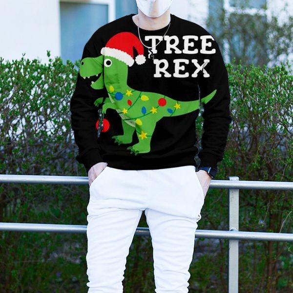 men's christmas 3d long sleeve hoodless sweater letter christmas hat little green dragon printed pattern clothing, White;black
men's christmas 3d long sleeve hoodless sweater letter christmas hat little green dragon printed pattern clothing, White;black
