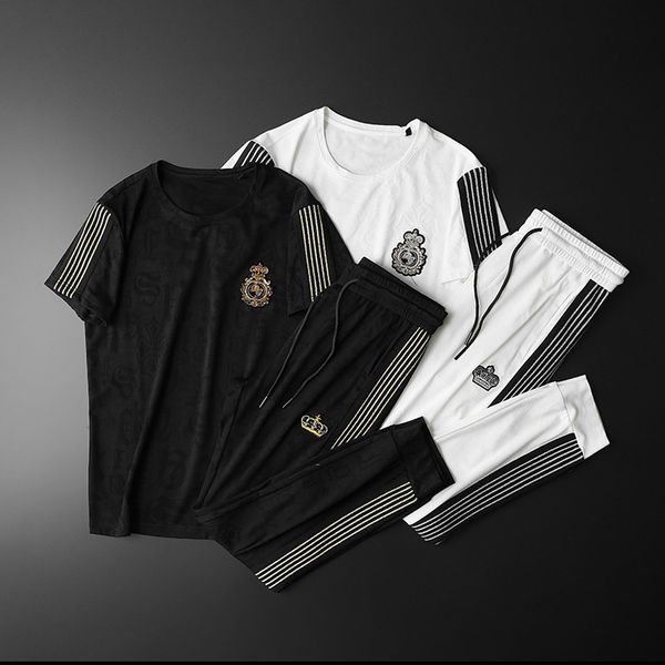 tracksuits mens luxury sweat suits autumn brand mens jogger suits short sleeve+pants sets sporting women suit hip hop sets 4xl, Gray
tracksuits mens luxury sweat suits autumn brand mens jogger suits short sleeve+pants sets sporting women suit hip hop sets 4xl, Gray