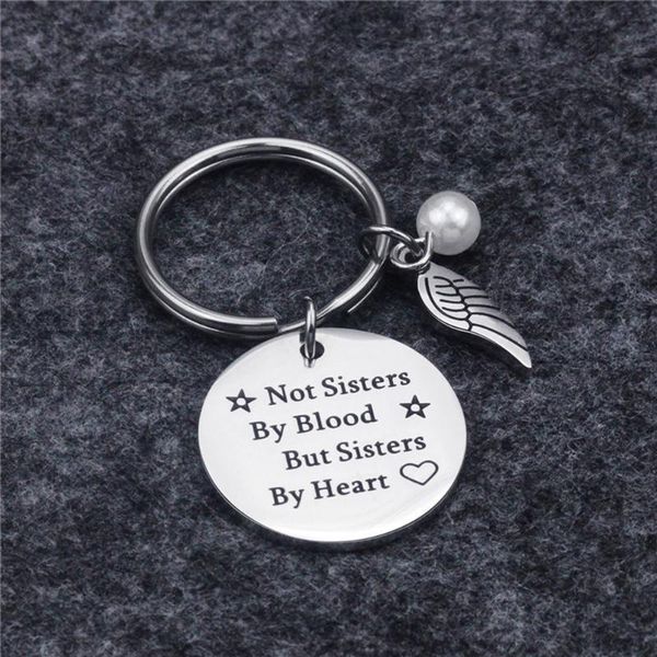 keychains friends keychain keyring "not sisters by blood but heart" friendship jewelry gift for women girls, Silver
keychains friends keychain keyring "not sisters by blood but heart" friendship jewelry gift for women girls, Silver