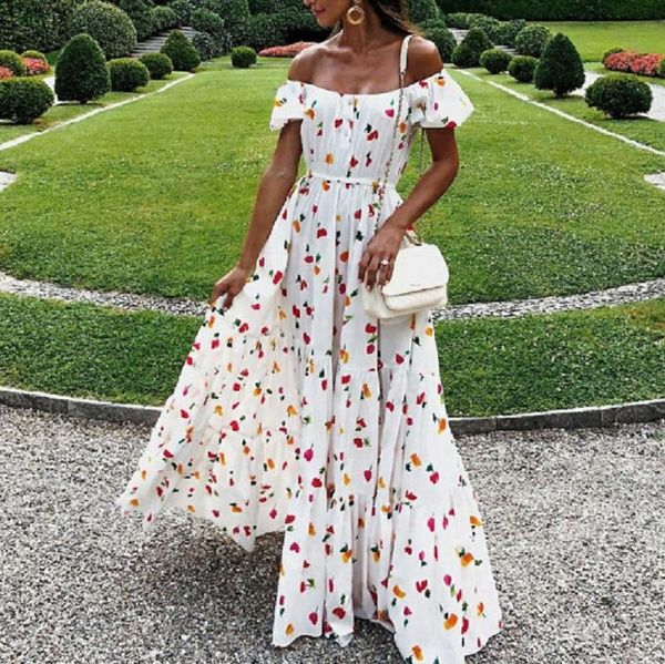 casual dresses off shoulder a-line white long beach boho summer dress woman puff sleeve women floral maxi plus size red, Black;gray
casual dresses off shoulder a-line white long beach boho summer dress woman puff sleeve women floral maxi plus size red, Black;gray