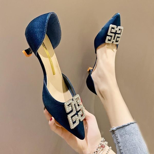 sandals female fairy style summer wild pointed single shoes square buckle evening breeze stiletto high heels, Black
sandals female fairy style summer wild pointed single shoes square buckle evening breeze stiletto high heels, Black