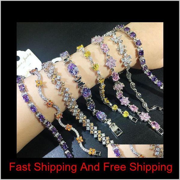 colorful zircon tennis bracelet for women gemstone diamond crystal bangles wedding jewelry party accessories gifts mixed style nmjp6 vdadq, Golden;silver
colorful zircon tennis bracelet for women gemstone diamond crystal bangles wedding jewelry party accessories gifts mixed style nmjp6 vdadq, Golden;silver