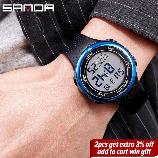 wristwatches sanda mens sport digital watches wristwatch 50m waterproof fashion watch led clock male relogios masculino, Slivery;brown
wristwatches sanda mens sport digital watches wristwatch 50m waterproof fashion watch led clock male relogios masculino, Slivery;brown