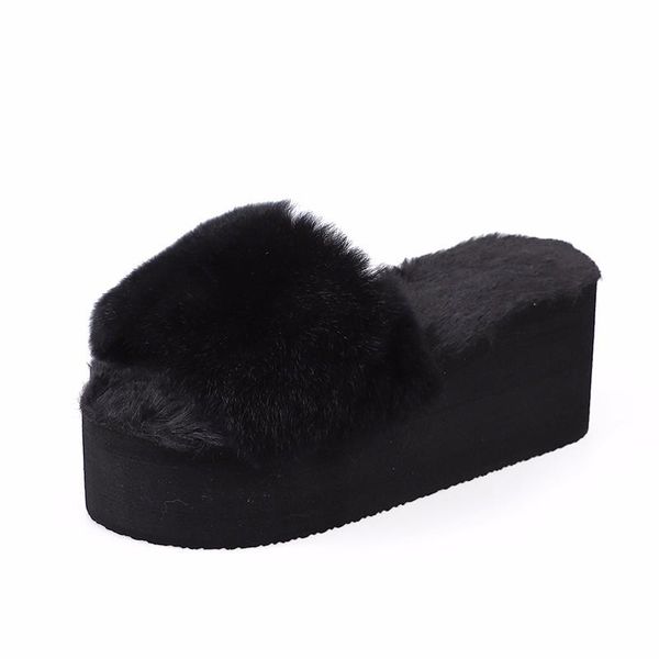 slippers 2021 fashion autumn winter women's platform casual plush comfortable shoes zapatillas mujer slipper women, Black
slippers 2021 fashion autumn winter women's platform casual plush comfortable shoes zapatillas mujer slipper women, Black